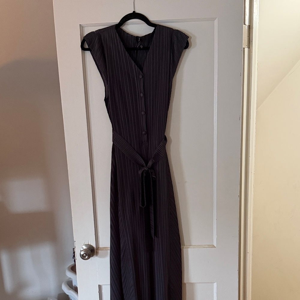 Current Air Black Sleeveless Jumpsuit